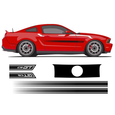 mustang california special decals